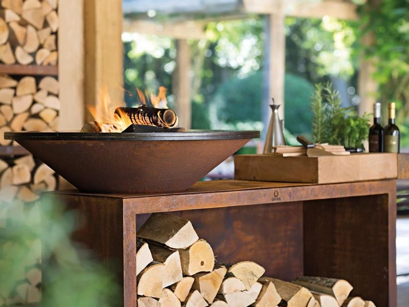 OFYR Island Corten 100 Teak Wood 9 OFYR Island Corten 100 Teak Wood - Afbeelding 7