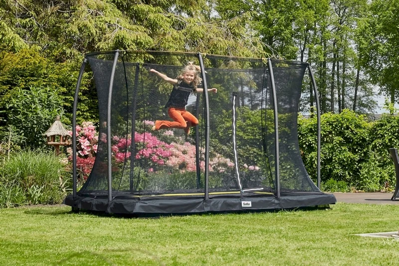 Salta Comfort Edition InGround Trampoline - 214 X 153 Cm - Zwart - Afbeelding 10