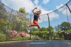 Salta Comfort Edition InGround Trampoline - ⌀ 366 Cm - Zwart -Buitentuinwinkel salta comfort edition inground trampoline 366 cm zwart 6