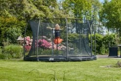 Salta Comfort Edition InGround Trampoline - ⌀ 396 Cm - Zwart -Buitentuinwinkel salta comfort edition inground trampoline 396 cm zwart 4
