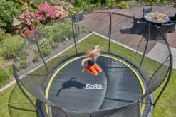 Salta Comfort Edition InGround Trampoline - ⌀ 396 Cm - Zwart -Buitentuinwinkel salta comfort edition inground trampoline 396 cm zwart 9