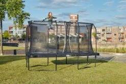 Salta Premium Black Edition Trampoline - 396 X 244 Cm - Zwart -Buitentuinwinkel salta premium edition trampoline 396 x 244 cm zwart 9