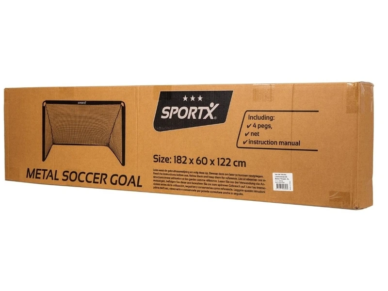 SportX Voetbaldoel - 182 X 60 X 122 Cm 4 SportX Voetbaldoel - 182 X 60 X 122 Cm - Afbeelding 2