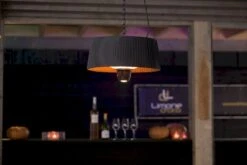 Sunred Heater Artix Hanging 1500 Terrasverwarmer - Zwart -Buitentuinwinkel sunred heater artix hanging black 1500 terrasverwarmer 2