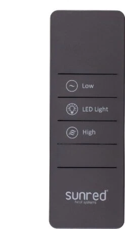 Sunred Heater Artix Hanging 1800 Terrasverwarmer - Grijs -Buitentuinwinkel sunred heater artix hanging grey 1800 terrasverwarmer 4