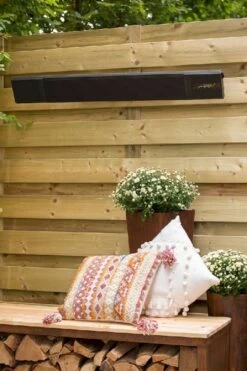 Sunred Heater Nero Wall Hanging 2400 Terrasverwarmer -Buitentuinwinkel sunred heater nero wall hanging 2400 terrasverwarmer 2